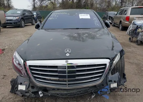 2016 Mercedes-Benz S 550 4Matic из США, поврежденный, VIN WDDUG8FB5GA239638